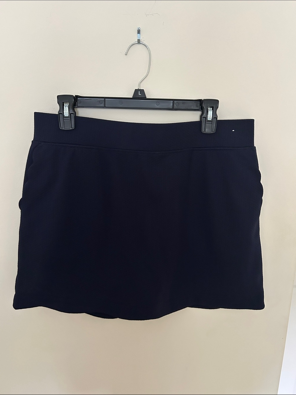 Pebble Beach Navy Skort with Clean Waistband